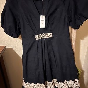 New Embroidery Mini Dress